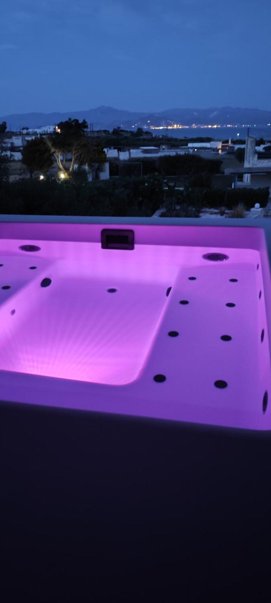 Island Magic - Seaview Villa With Jacuzzi Pool Ampelas Eksteriør billede