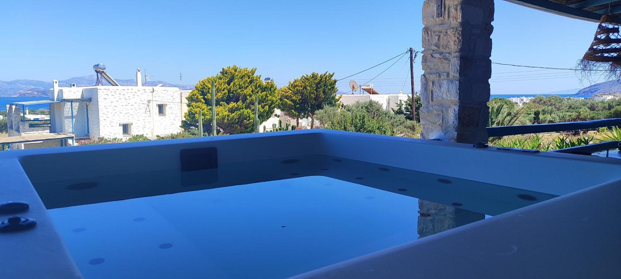 Island Magic - Seaview Villa With Jacuzzi Pool Ampelas Eksteriør billede